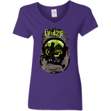 T-Shirts Purple / S Visit LV-426 Women's V-Neck T-Shirt