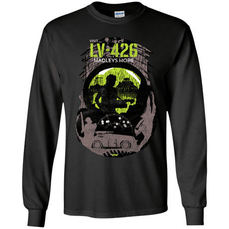 T-Shirts Black / YS Visit LV-426 Youth Long Sleeve T-Shirt