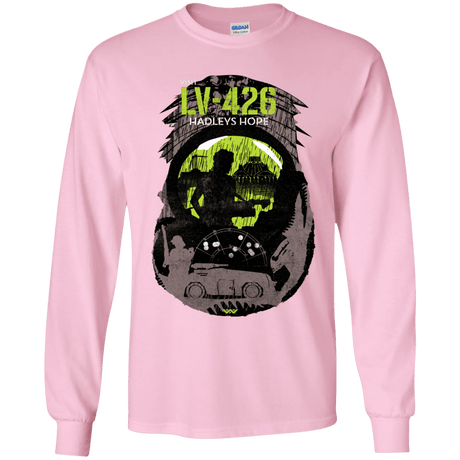 T-Shirts Light Pink / YS Visit LV-426 Youth Long Sleeve T-Shirt