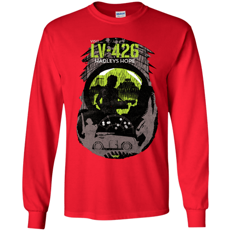 T-Shirts Red / YS Visit LV-426 Youth Long Sleeve T-Shirt