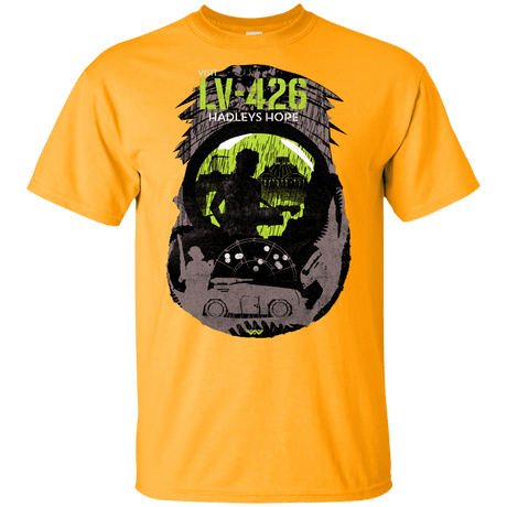 T-Shirts Gold / YXS Visit LV-426 Youth T-Shirt