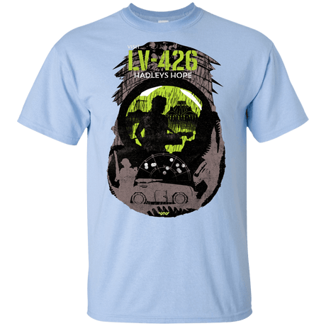 T-Shirts Light Blue / YXS Visit LV-426 Youth T-Shirt