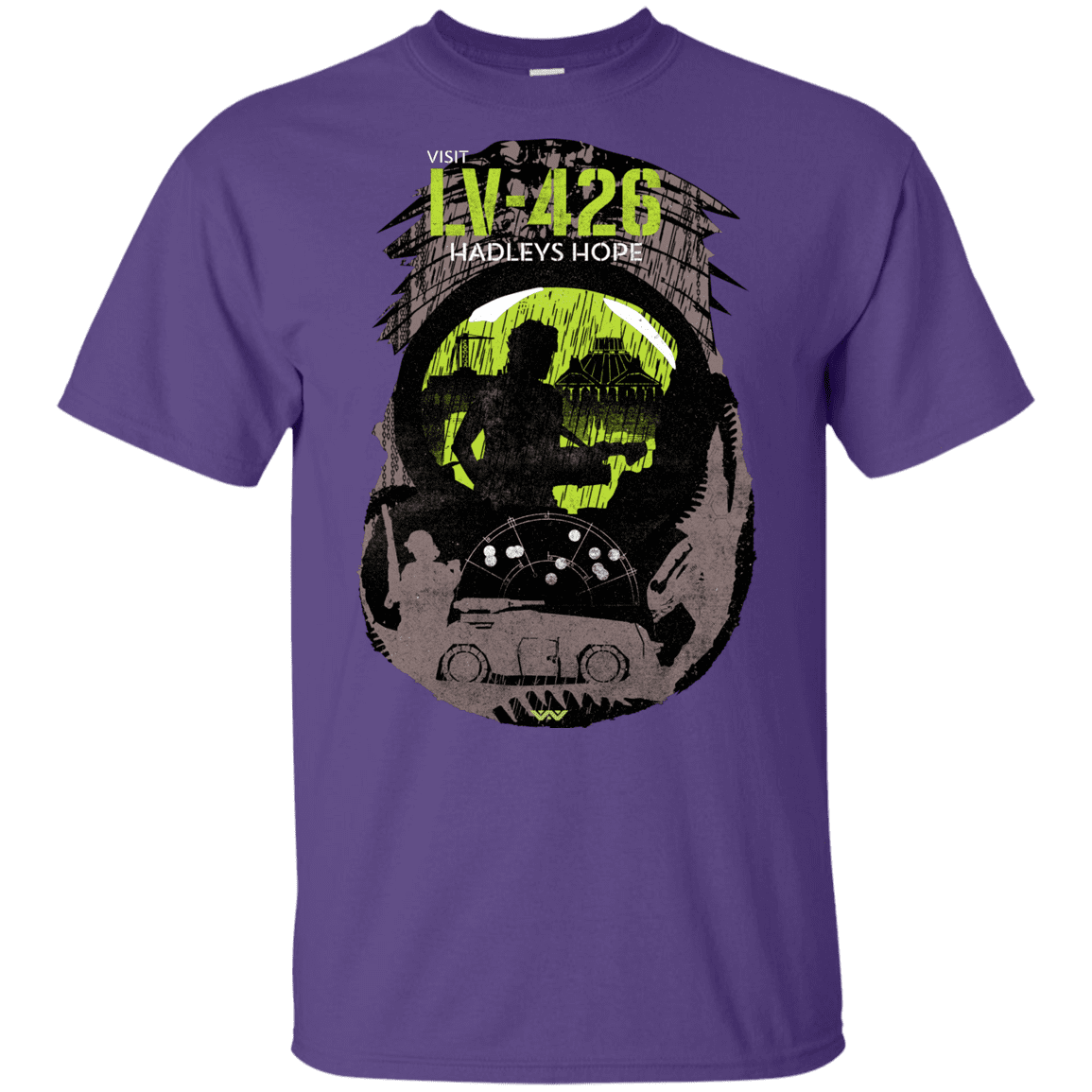 T-Shirts Purple / YXS Visit LV-426 Youth T-Shirt