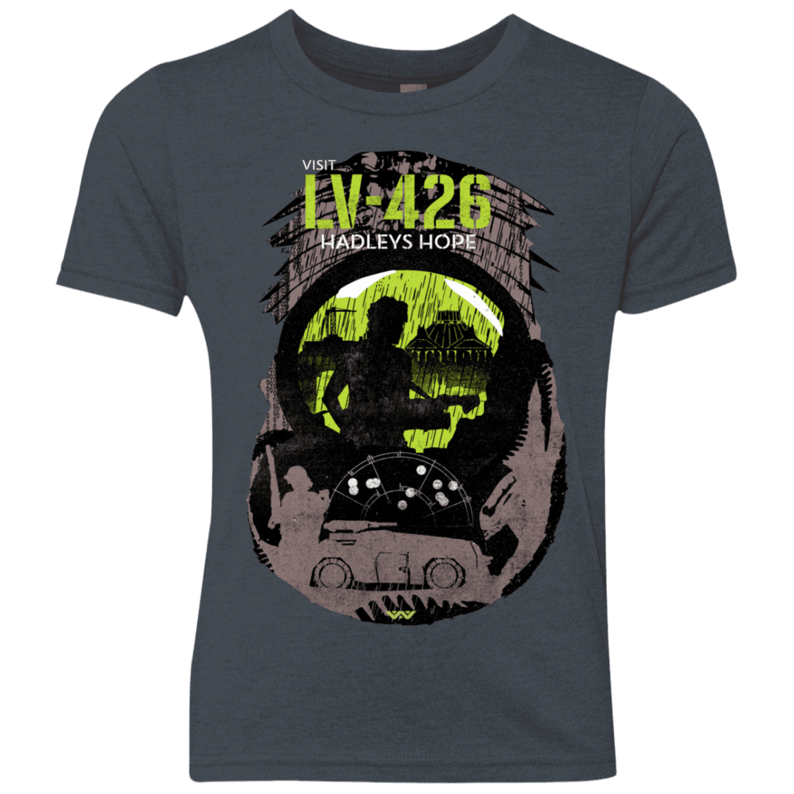 T-Shirts Vintage Navy / YXS Visit LV-426 Youth Triblend T-Shirt