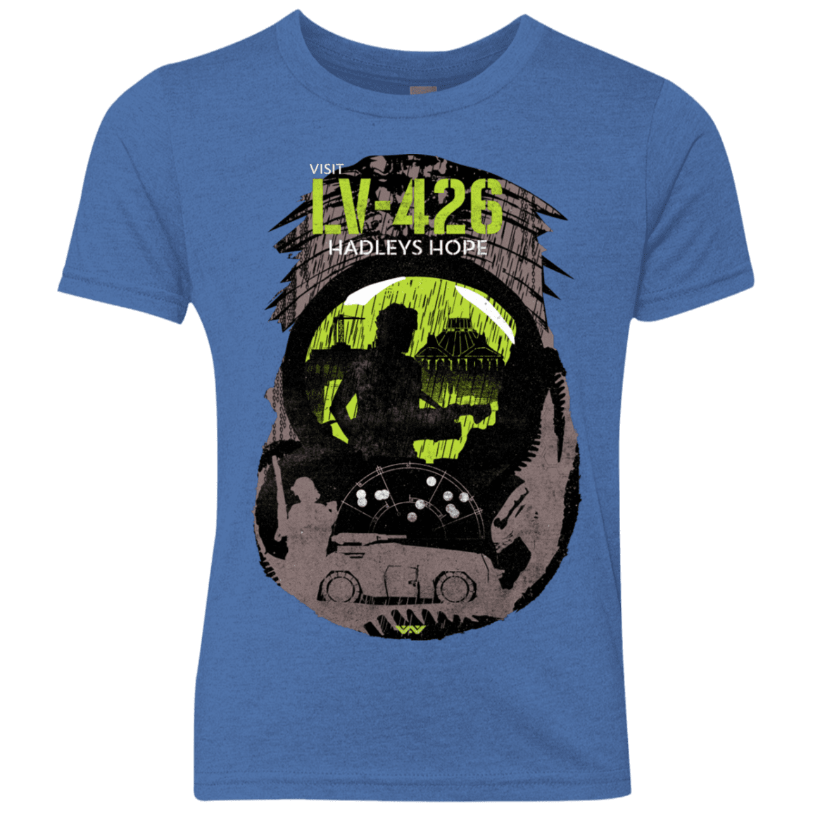 T-Shirts Vintage Royal / YXS Visit LV-426 Youth Triblend T-Shirt