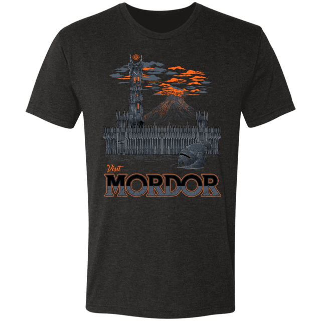 T-Shirts Vintage Black / S Visit Mordor Men's Triblend T-Shirt