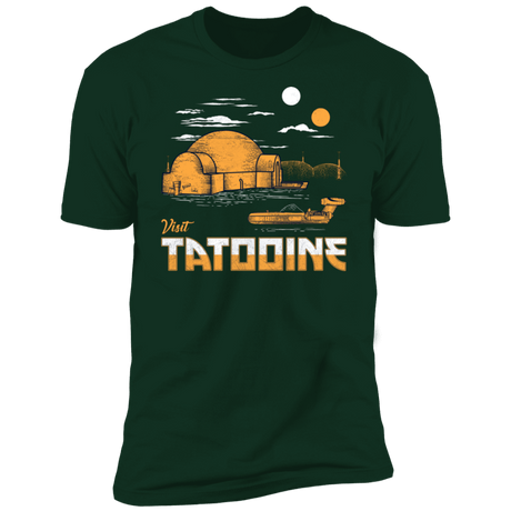 T-Shirts Forest Green / S Visit Tatooine Men's Premium T-Shirt