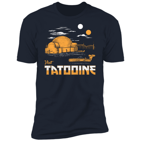 T-Shirts Midnight Navy / S Visit Tatooine Men's Premium T-Shirt