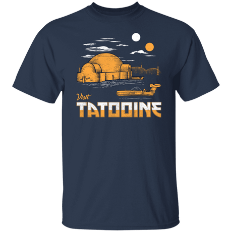T-Shirts Navy / S Visit Tatooine T-Shirt