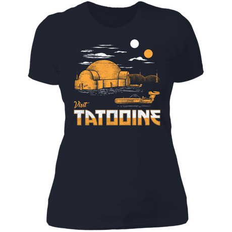 T-Shirts Midnight Navy / S Visit Tatooine Women's Premium T-Shirt