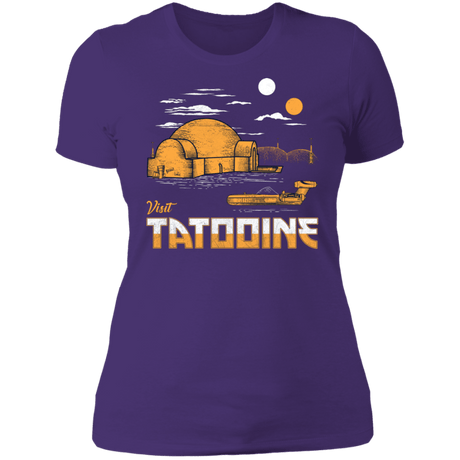 T-Shirts Purple Rush/ / S Visit Tatooine Women's Premium T-Shirt