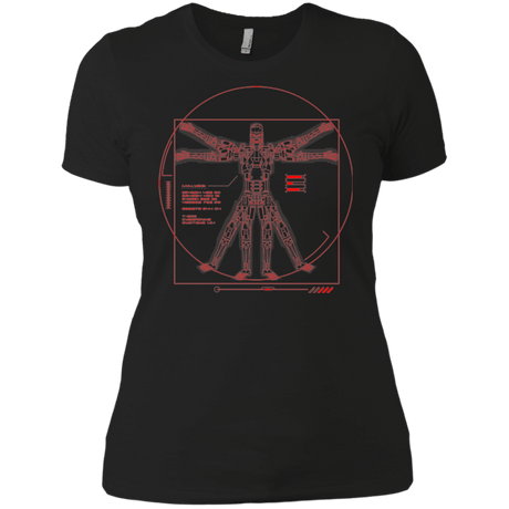 T-Shirts Black / X-Small Vitrubian Terminator Women's Premium T-Shirt