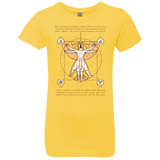 T-Shirts Vibrant Yellow / YXS Vitruvian Aang (1) Girls Premium T-Shirt