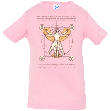 T-Shirts Pink / 6 Months Vitruvian Aang (1) Infant Premium T-Shirt