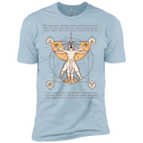 T-Shirts Light Blue / X-Small Vitruvian Aang (1) Men's Premium T-Shirt