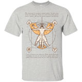 T-Shirts Ash / Small Vitruvian Aang (1) T-Shirt