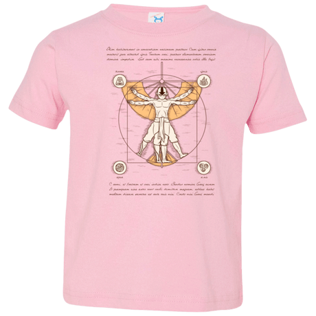 T-Shirts Pink / 2T Vitruvian Aang (1) Toddler Premium T-Shirt