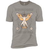T-Shirts Light Grey / YXS Vitruvian Aang Boys Premium T-Shirt