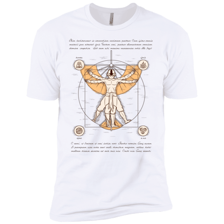 T-Shirts White / YXS Vitruvian Aang Boys Premium T-Shirt