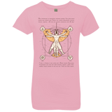 T-Shirts Light Pink / YXS Vitruvian Aang Girls Premium T-Shirt