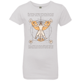 T-Shirts White / YXS Vitruvian Aang Girls Premium T-Shirt