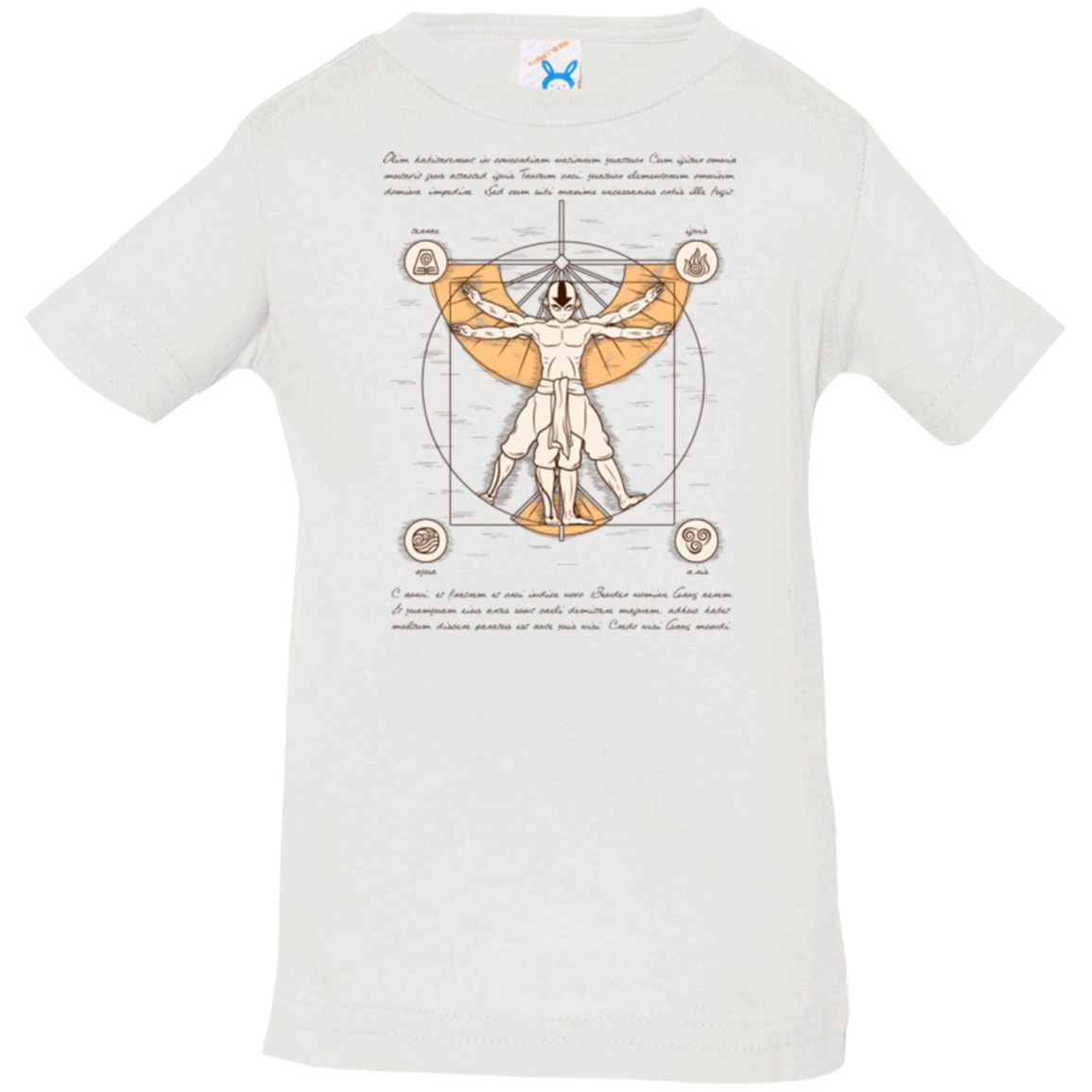 T-Shirts White / 6 Months Vitruvian Aang Infant Premium T-Shirt