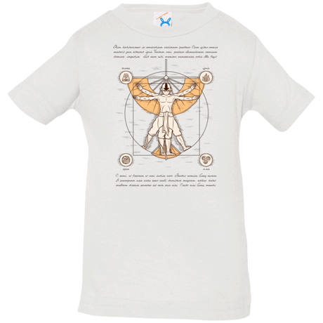 T-Shirts White / 6 Months Vitruvian Aang Infant Premium T-Shirt