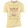 T-Shirts Banana Cream / X-Small Vitruvian Aang Men's Premium T-Shirt