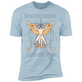 T-Shirts Light Blue / X-Small Vitruvian Aang Men's Premium T-Shirt