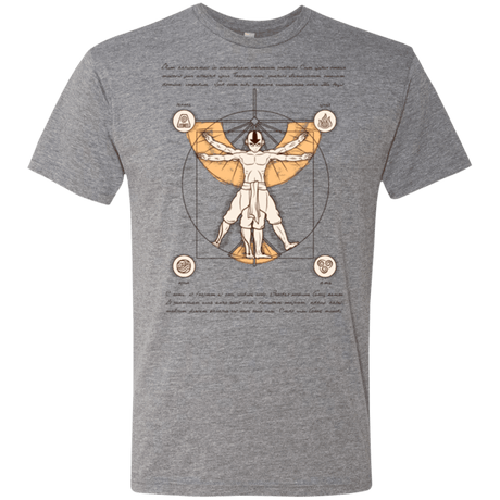 T-Shirts Premium Heather / Small Vitruvian Aang Men's Triblend T-Shirt