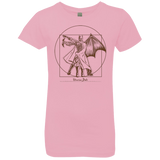T-Shirts Light Pink / YXS Vitruvian Bats Girls Premium T-Shirt