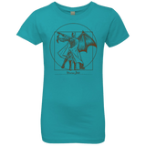 T-Shirts Tahiti Blue / YXS Vitruvian Bats Girls Premium T-Shirt