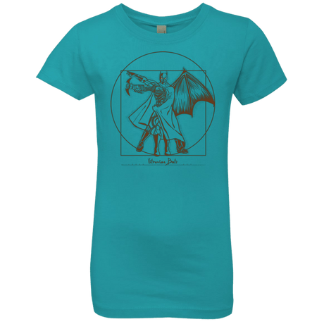 T-Shirts Tahiti Blue / YXS Vitruvian Bats Girls Premium T-Shirt
