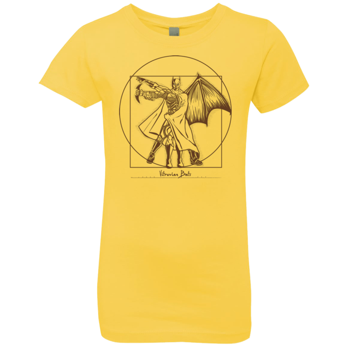 T-Shirts Vibrant Yellow / YXS Vitruvian Bats Girls Premium T-Shirt