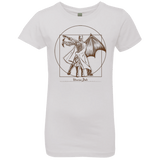 T-Shirts White / YXS Vitruvian Bats Girls Premium T-Shirt