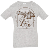 T-Shirts Heather / 6 Months Vitruvian Bats Infant Premium T-Shirt