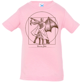 T-Shirts Pink / 6 Months Vitruvian Bats Infant Premium T-Shirt