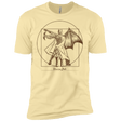 T-Shirts Banana Cream / X-Small Vitruvian Bats Men's Premium T-Shirt