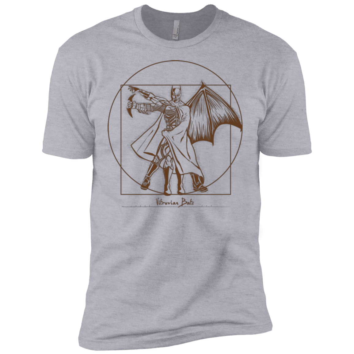 T-Shirts Heather Grey / X-Small Vitruvian Bats Men's Premium T-Shirt