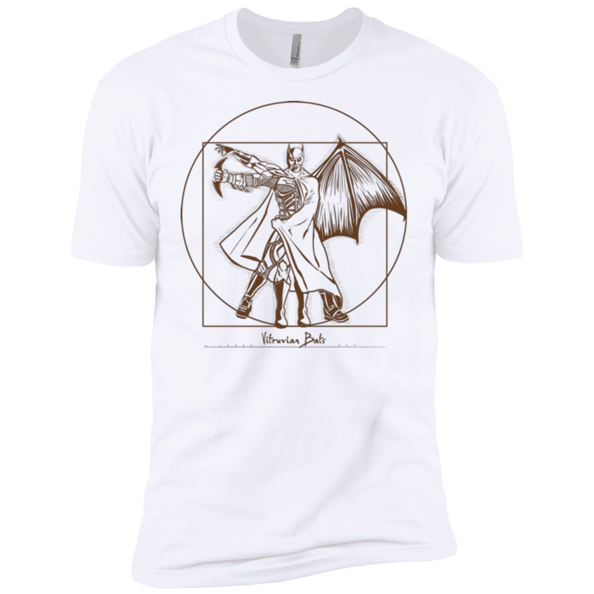 T-Shirts White / X-Small Vitruvian Bats Men's Premium T-Shirt