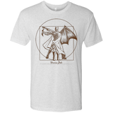 T-Shirts Heather White / Small Vitruvian Bats Men's Triblend T-Shirt