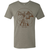 T-Shirts Venetian Grey / Small Vitruvian Bats Men's Triblend T-Shirt