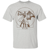 T-Shirts Ash / Small Vitruvian Bats T-Shirt