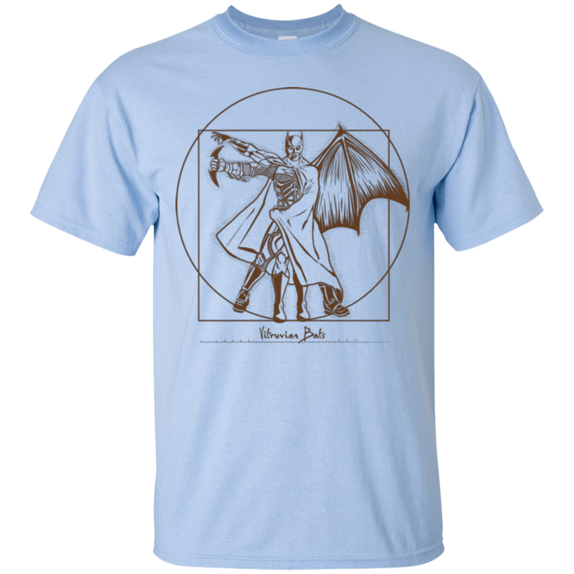 T-Shirts Light Blue / Small Vitruvian Bats T-Shirt