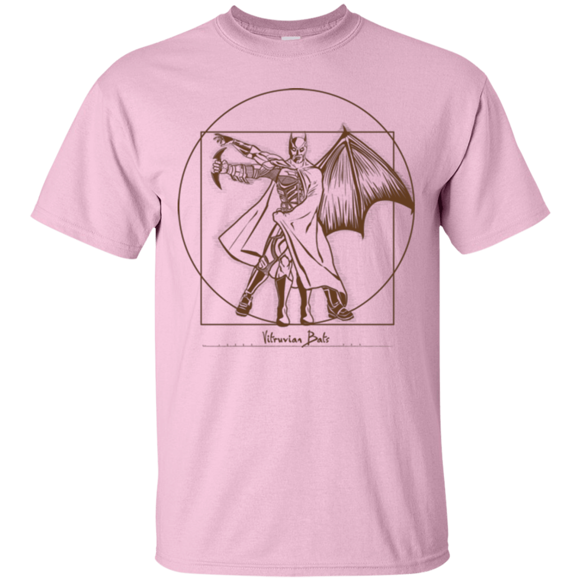 T-Shirts Light Pink / Small Vitruvian Bats T-Shirt