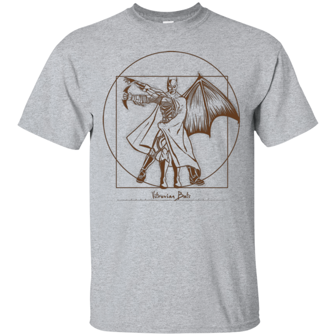 T-Shirts Sport Grey / Small Vitruvian Bats T-Shirt