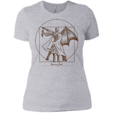 T-Shirts Heather Grey / X-Small Vitruvian Bats Women's Premium T-Shirt