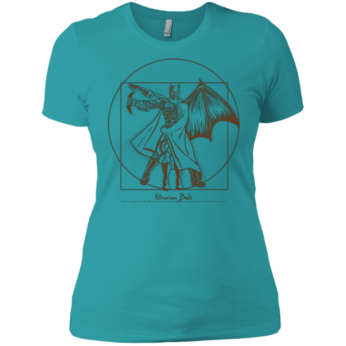 T-Shirts Tahiti Blue / X-Small Vitruvian Bats Women's Premium T-Shirt