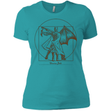 T-Shirts Tahiti Blue / X-Small Vitruvian Bats Women's Premium T-Shirt