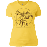 T-Shirts Vibrant Yellow / X-Small Vitruvian Bats Women's Premium T-Shirt
